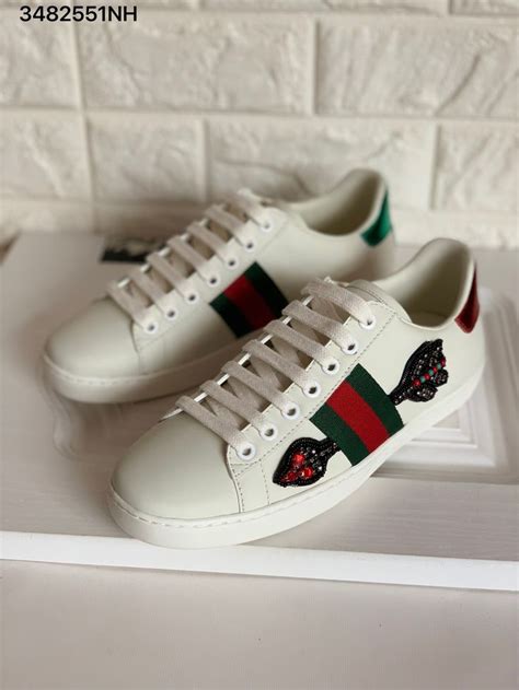 gucci sneakers with arrow|classic white gucci sneakers.